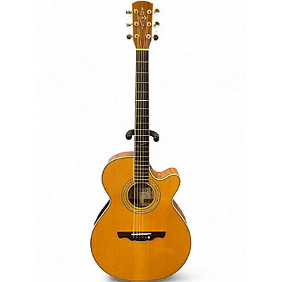 Used Alvarez PF90SC Natural Acoustic Electric Guitar