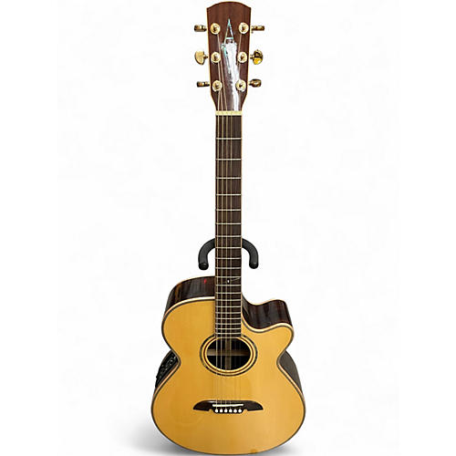 Used Alvarez PF90SC Natural Acoustic Electric Guitar Natural