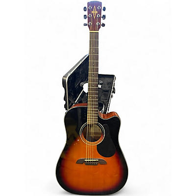 Used Alvarez RD-20SC  2 Tone Sunburst Acoustic Electric Guitar