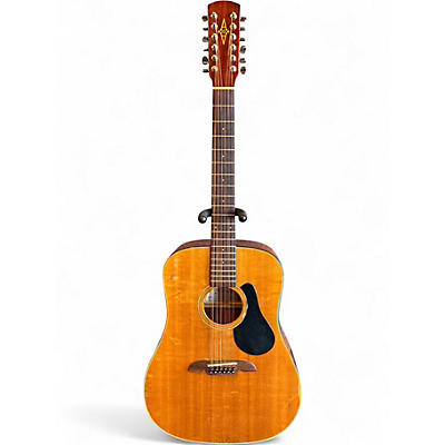 Used Alvarez RD20S12 Natural 12 String Acoustic Electric Guitar