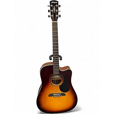 Used Alvarez RD260CE Dreadnought 2 Color Sunburst Acoustic Electric Guitar