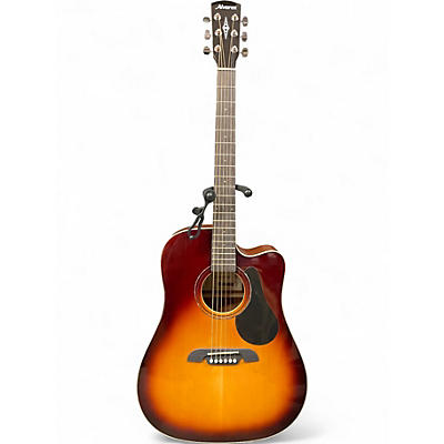 Used Alvarez RD260CE Dreadnought 2 Color Sunburst Acoustic Electric Guitar