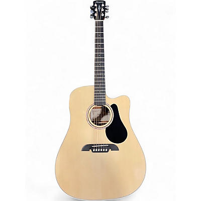 Used Alvarez RD260CE Dreadnought Natural Acoustic Electric Guitar