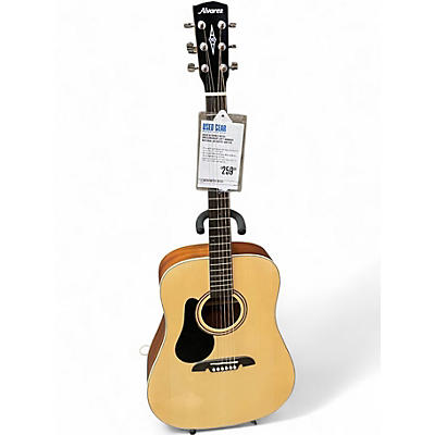 Used Alvarez RD26L Dreadnought Left Handed Natural Acoustic Guitar