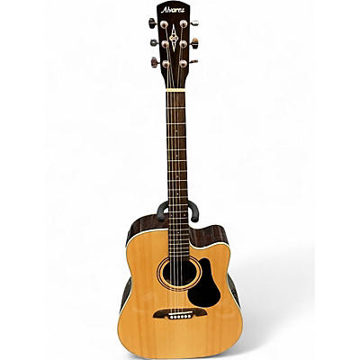 Used Alvarez RD27CE Dreadnought Natural Acoustic Electric Guitar