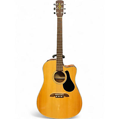 Used Alvarez RD8C Natural Acoustic Electric Guitar
