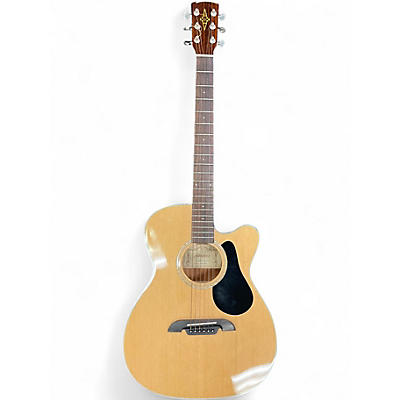 Used Alvarez RF20SC Natural Acoustic Electric Guitar