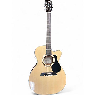 Used Alvarez RF26CE OM/Folk Natural Acoustic Electric Guitar