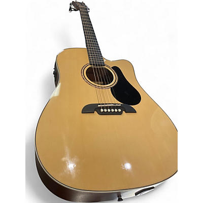 Used Alvarez RF26CE OM/Folk Natural Acoustic Electric Guitar