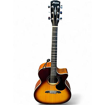 Used Alvarez RG260CESB 2 Color Sunburst Acoustic Electric Guitar