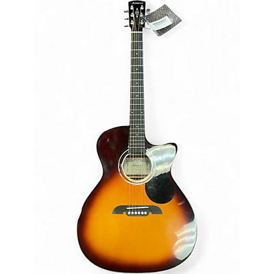 Used Alvarez RG260CESB 2 Tone Sunburst Acoustic Electric Guitar