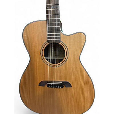 Used Alvarez WY1 Yairi Stage OM/Folk Natural Acoustic Electric Guitar