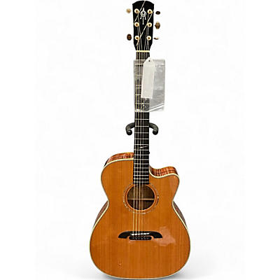 Used Alvarez WY1 Yairi Stage OM/Folk Vintage Natural Acoustic Electric Guitar
