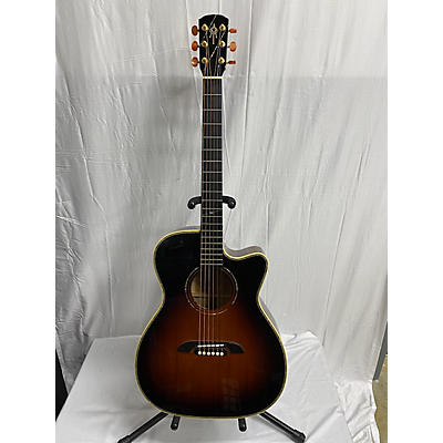 Alvarez Used Alvarez WY1TS Yairi Stage OM/Folk Sunburst Acoustic Electric Guitar