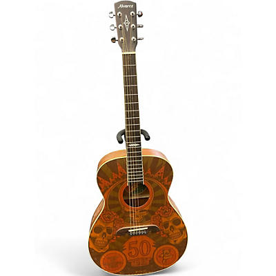 Used Alvarez af65gdm Antique Natural Acoustic Guitar