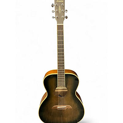 Used Alvarez afh700weob ocean burst Acoustic Electric Guitar