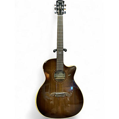 Used Alvarez agw77 dark burst Acoustic Electric Guitar