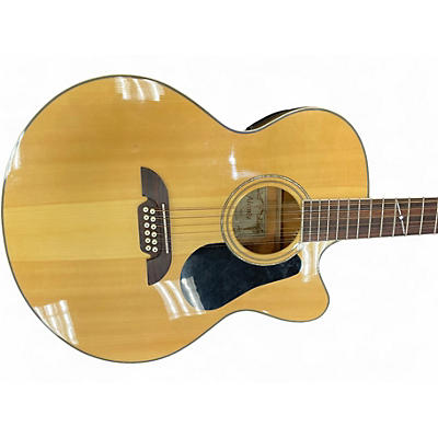 Used Alvarez aj60sc Natural 12 String Acoustic Electric Guitar
