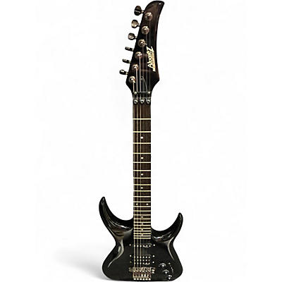 Used Alvarez dana tri force Black Solid Body Electric Guitar