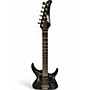 Used Alvarez dana tri force Black Solid Body Electric Guitar Black