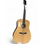 Used Alvarez ld60e Natural Acoustic Guitar Natural