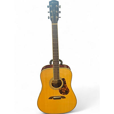 Used Alvarez md60bg Natural Acoustic Guitar