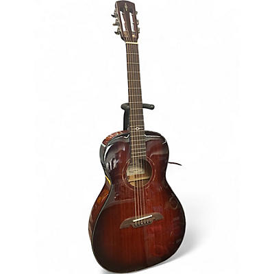Used Alvarez mp66e shadowburst Acoustic Electric Guitar
