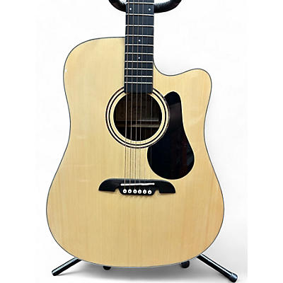 Used Alvarez rd26ce Natural Acoustic Electric Guitar