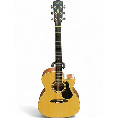 Used Alvarez rg26cedeluxe Natural Acoustic Electric Guitar