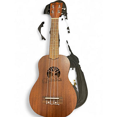 Used Amachi ELEPHANT Natural Ukulele