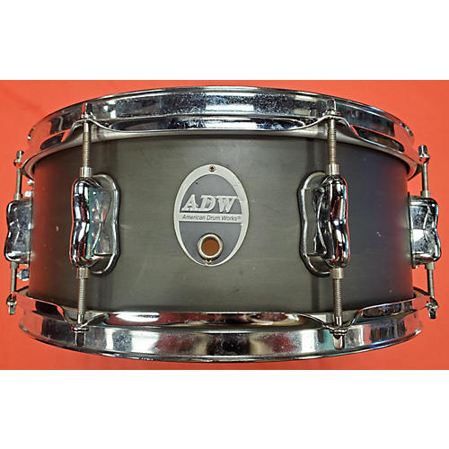 Used American Drum Works 14X5.5 Genaric Drum Satin Black Satin Black 211