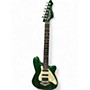 Used American Showster the icepick Trans Green Solid Body Electric Guitar Trans Green