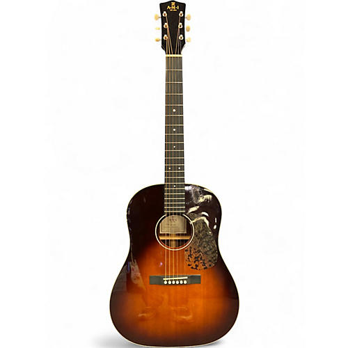 Used Ami JM-AG45 Vintage Sunburst Acoustic Guitar Vintage Sunburst