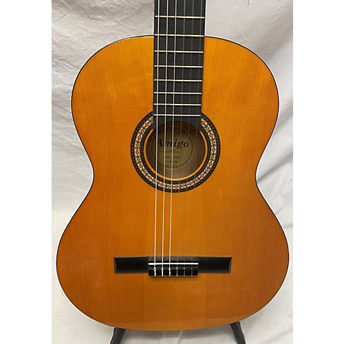 Used Amigo AM50 Antique Natural Classical Acoustic Guitar Antique Natural