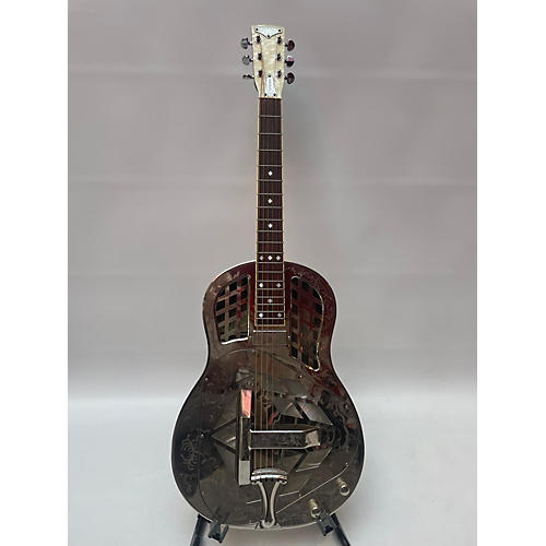 Used Amistar Tri-cone Style IV Nickel Resonator Guitar Nickel