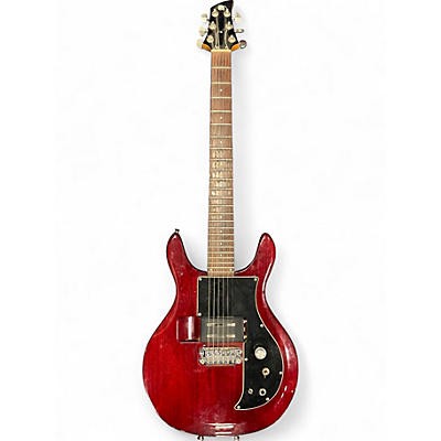 Used Ampeg AMG100 Cherry Solid Body Electric Guitar