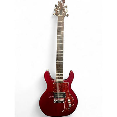 Used Ampeg AMG100 Trans Red Solid Body Electric Guitar