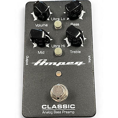 Used Ampeg CLASSIC ANALOG BASS PREAMP Bass Effect Pedal
