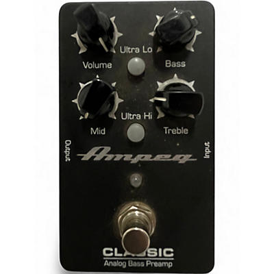 Used Ampeg CLASSIC ANALOG BASS PREAMP Bass Effect Pedal