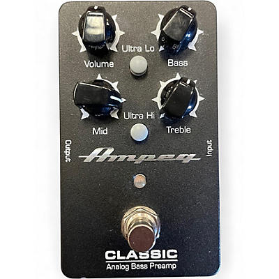 Used Ampeg CLASSIC ANALOG BASS PREAMP Bass Effect Pedal