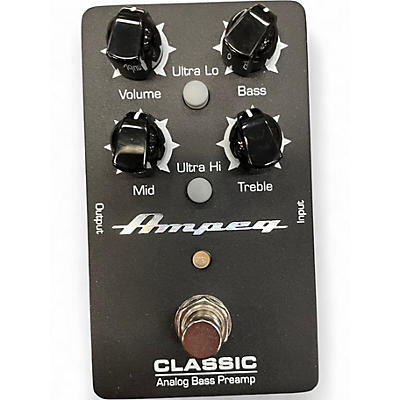 Used Ampeg CLASSIC ANALOG BASS PREAMP F17-1 Bass Effect Pedal