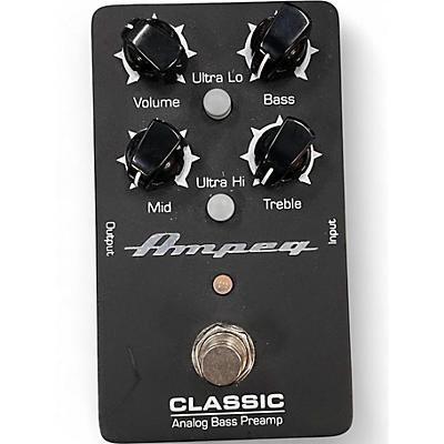 Used Ampeg Classic Analog Bass Preamp Pedal Bass Effect Pedal