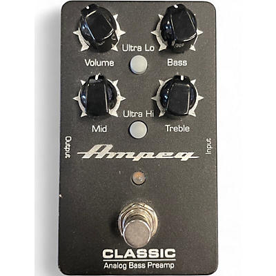 Used Ampeg Classic Analog Bass Preamp Pedal