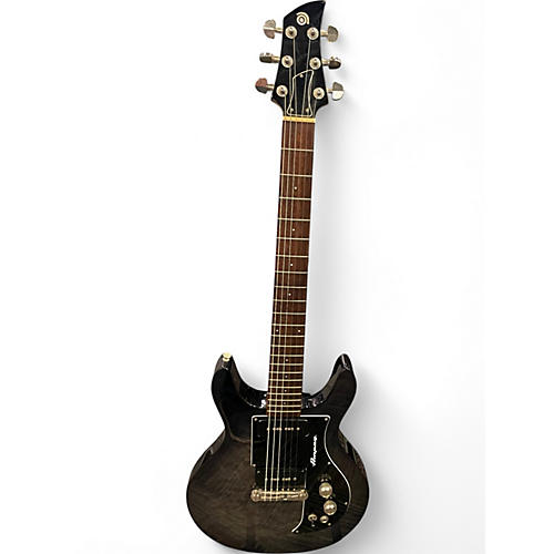 Used Ampeg DAN ARMSTRONG DOUBLECUT P-90S Trans Black Solid Body Electric Guitar Trans Black