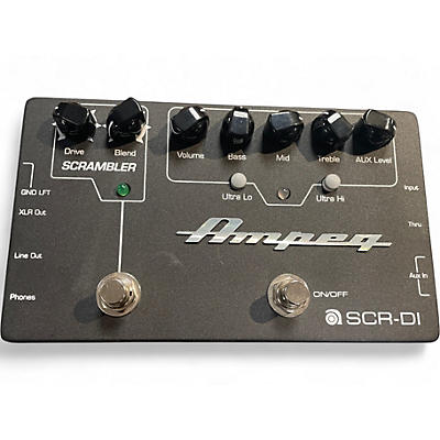 Used Ampeg SCR-DI Bass Preamp Overdrive Bass Effect Pedal
