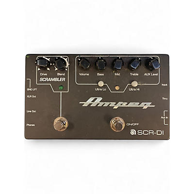 Used Ampeg SCR‑DI Bass DI Preamp with Scrambler Overdrive Bass Effect Pedal