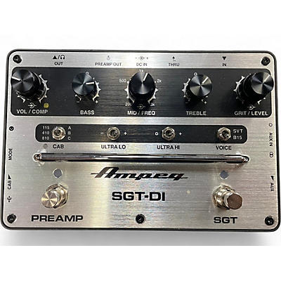 Used Ampeg SGT-DI ALL IN ONE Bass Effect Pedal