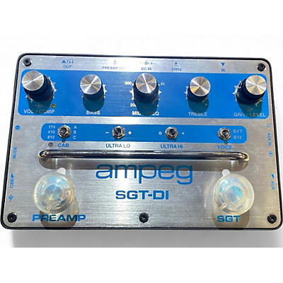 Used Ampeg SGT-DI Bass Effect Pedal