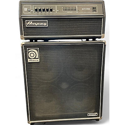 Used Ampeg SVT-450 Bass Amp Head & 410HE Cabinet Bass Stack