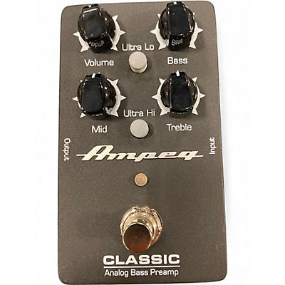 Used Ampeg classic analog bass preamp Bass Effect Pedal